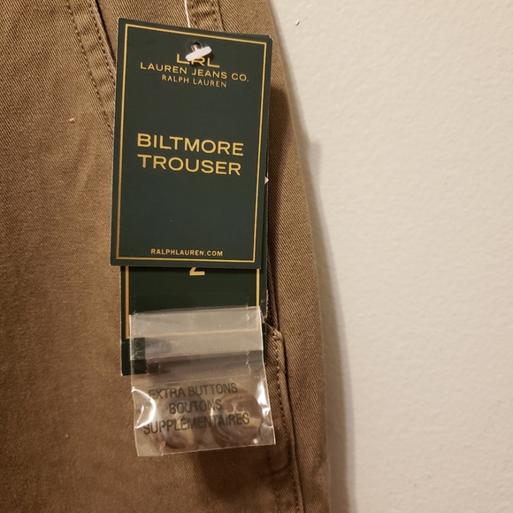 Ralph Lauren Luarel Jean Company Olive Biltmore Trouser Womens Size 8 Brand New - Picture 9 of 12